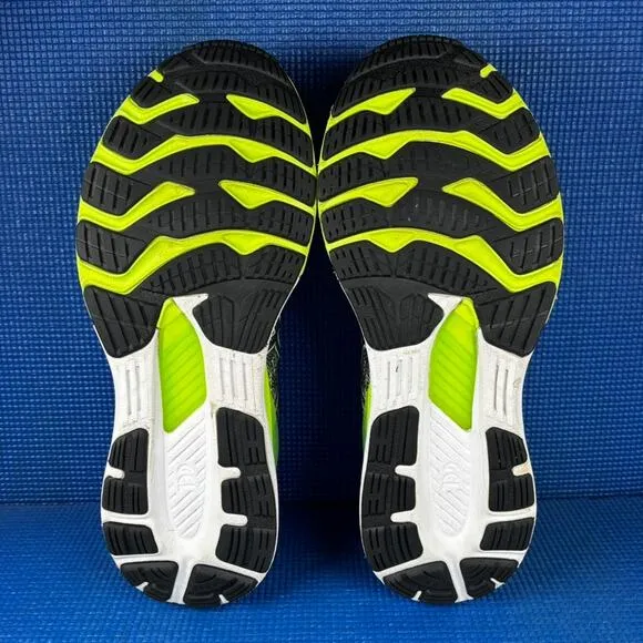 🔴 ASICS GEL-KAYANO 28 Men`s Size 11.5 Black Yellow Running Shoes 1011B189
