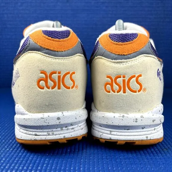 🔴 ASICS GEL SAGA PHOENIX Men`s Size 8.5 White Purple Grey Running Shoes H423N