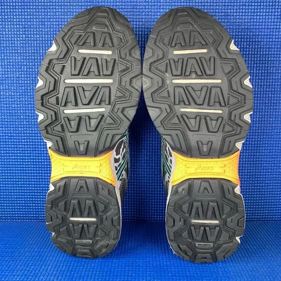 🔴 ASICS GEL-VENTURE 6 Women`s Size 9.5 Black Grey Athletic Running Shoes T7G6Q
