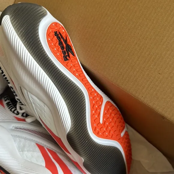🏋️‍♂️👟 Reebok HIIT Training Sneakers Men’s 6.5 - White, Black, Orange Blast!