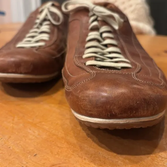 🇪🇸 Vintage Cole Haan Collaboration With NikeAir Brown Leather Sneakers