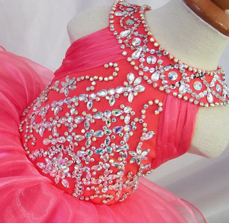 16 color ---Infant/toddler/baby/children/kids Girl's Pageant evening/prom Dress/clothing 1~6T G215-2