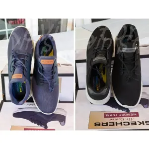 2 pairs  Skechers bundle shoes BLACK nAVY  men shoes