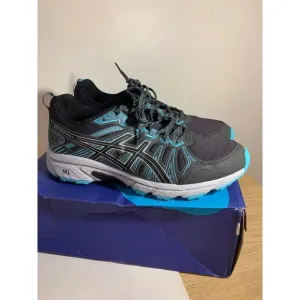 350. ASICS Gel-Venture 7 Running Shoes- Grey/Black- US 10.5 Women's
