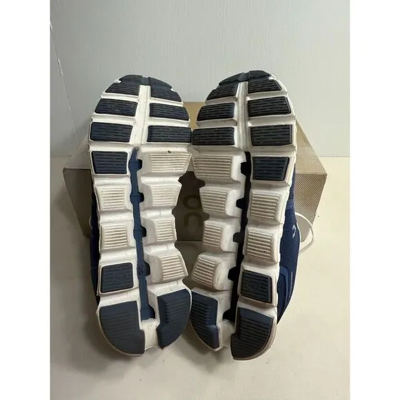 .4482 On Cloud 5, Denim/White, Womens Running Shoes-US 7.5 Womens