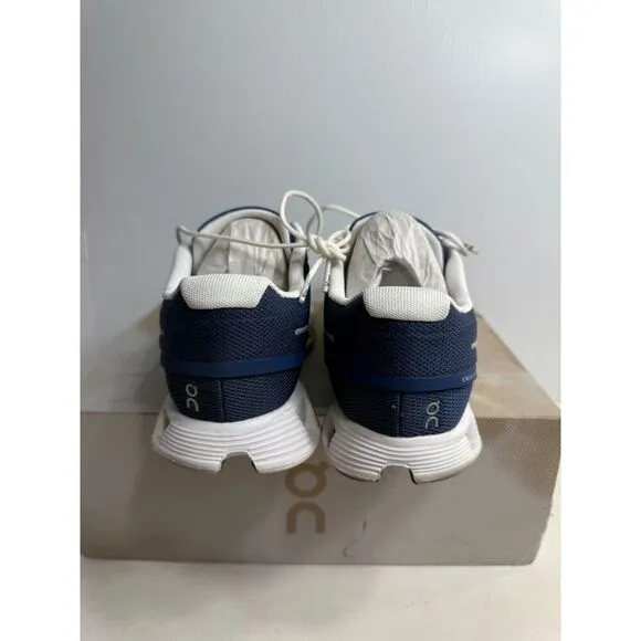 .4482 On Cloud 5, Denim/White, Womens Running Shoes-US 7.5 Womens