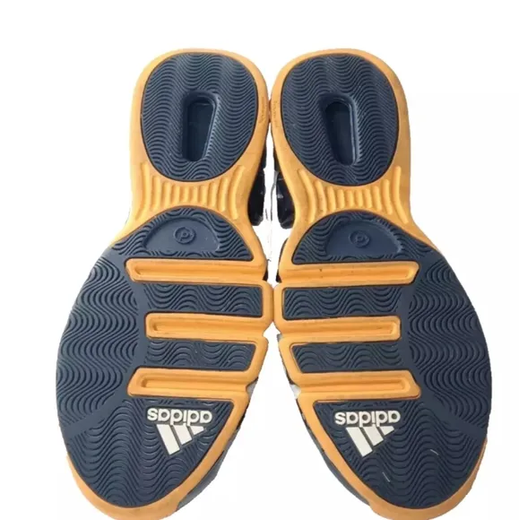 Adidas A Cub Artillery Basketball Shoes Men's Size 10 White~Blue~Orange 2006
