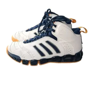 Adidas A Cub Artillery Basketball Shoes Men's Size 10 White~Blue~Orange 2006