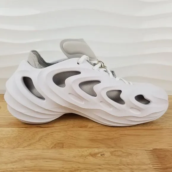 Adidas adiFOM‎ Q Mens Size 9 White Gray Foam Sneakers Shoes HP6584
