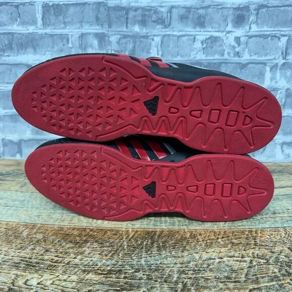 Adidas Adipower Black Red Weightlifting Shoes M21865‎ Mens Size 6 Rare