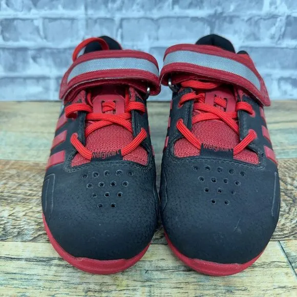 Adidas Adipower Black Red Weightlifting Shoes M21865‎ Mens Size 6 Rare