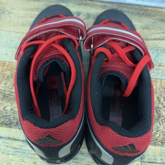 Adidas Adipower Black Red Weightlifting Shoes M21865‎ Mens Size 6 Rare