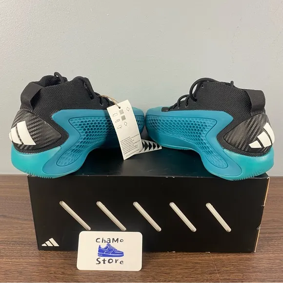 Adidas AE 1 J Basketball New Wave Blue Youth Shoes IF1884 GS Sz