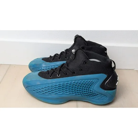 Adidas AE 1 Kids Size 5 Shoes New Wave Blue Basketball Shoes Anthony Edwards