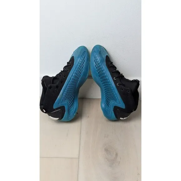 Adidas AE 1 Kids Size 5 Shoes New Wave Blue Basketball Shoes Anthony Edwards