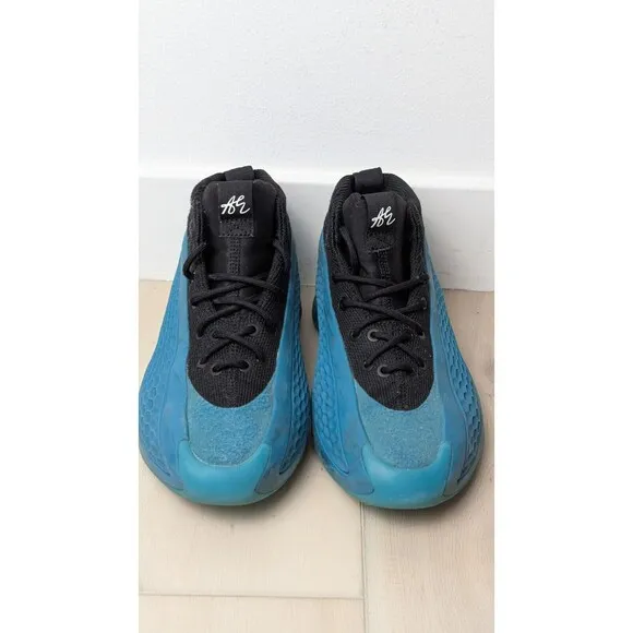 Adidas AE 1 Kids Size 5 Shoes New Wave Blue Basketball Shoes Anthony Edwards