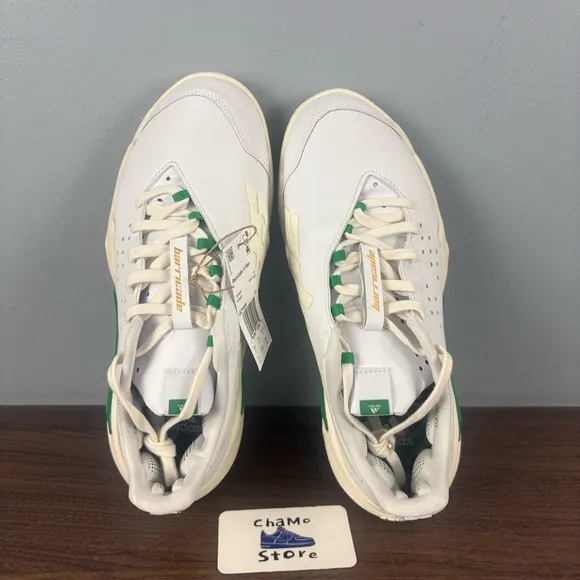 Adidas Barricade U Stan White Green Tennis Pickleball Shoes GZ1408 Men’s Sz 8