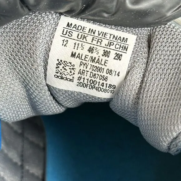 Adidas Breeze 101 Men's Size 12 Running Shoes Gray‎ D67056
