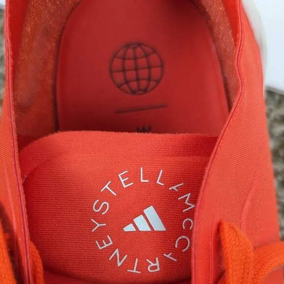 Adidas by Stella McCartney Womens Shoes Orange Treino Lace Up Sneakers Size 7