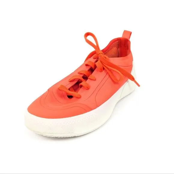 Adidas by Stella McCartney Womens Shoes Orange Treino Lace Up Sneakers Size 7