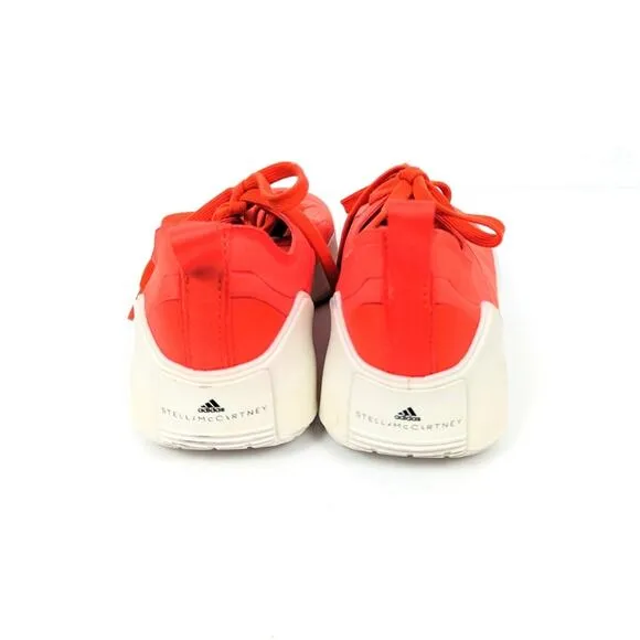 Adidas by Stella McCartney Womens Shoes Orange Treino Lace Up Sneakers Size 7