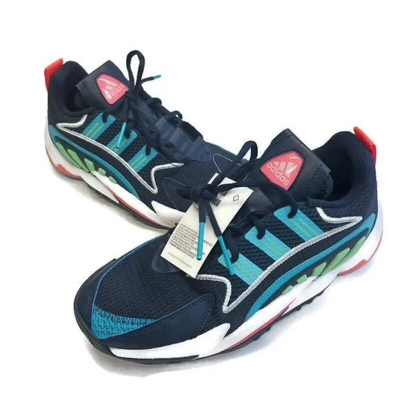 Adidas Crazy BYW 2.0 Basketball Shoes Mens Size 8.5 FY2207 Navy Blue Green