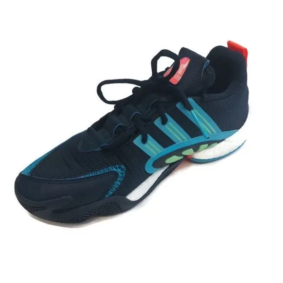 Adidas Crazy BYW 2.0 Basketball Shoes Mens Size 8.5 FY2207 Navy Blue Green