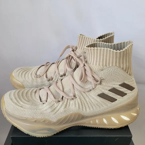 Adidas Crazy Explosive 2017 Primeknit Trace Khaki Shoes Basketball Sneakers 9