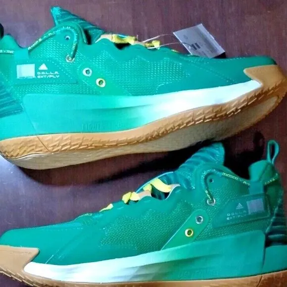 ADIDAS DAME 7 EXTPLY DAMIAN LILLARD TEAM GREEN SHOES #H69011 MEN 6.5 WOMEN 7.5 U