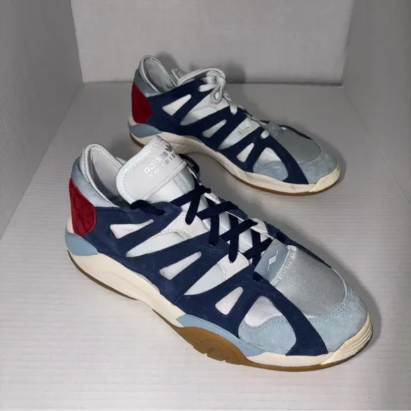 Adidas Dimension Low Top Torsion Collegiate Navy Sneakers Shoes Blue‎ Red