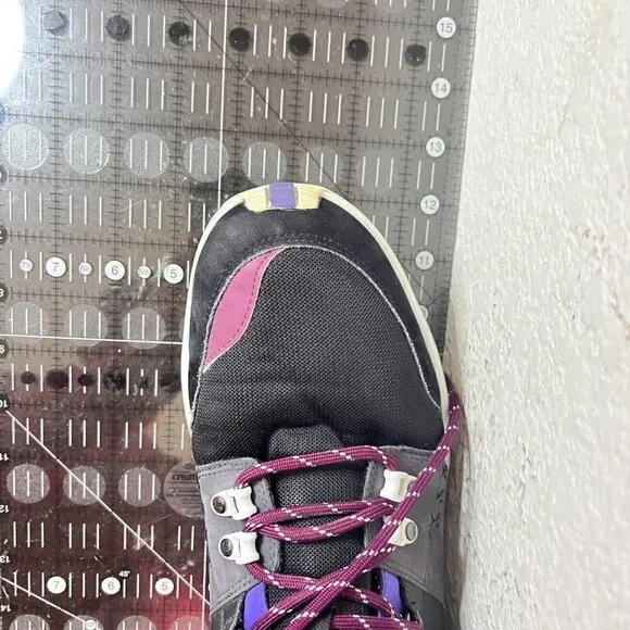 Adidas Fortitude Mid Men Size 11.5 G09439 Black Phantom Gray Nobcri Purple Shoes