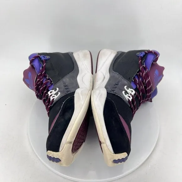 Adidas Fortitude Mid Men Size 11.5 G09439 Black Phantom Gray Nobcri Purple Shoes