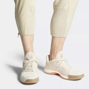 Adidas James Harden Vol‎ 1 Primeknit Chalk Beige Basketball Shoes - Size 18