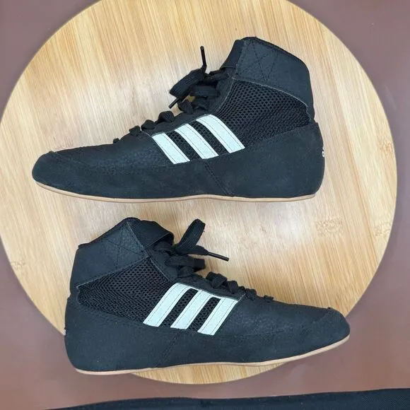 Adidas Kids' HVC 2 Wrestling Shoes Size 2