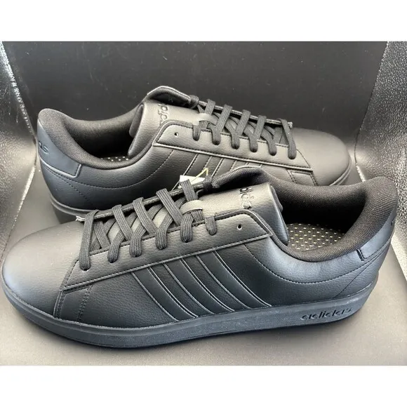 Adidas Men's Grand Court adidas 2.0 Sneaker Black Black New Size 14