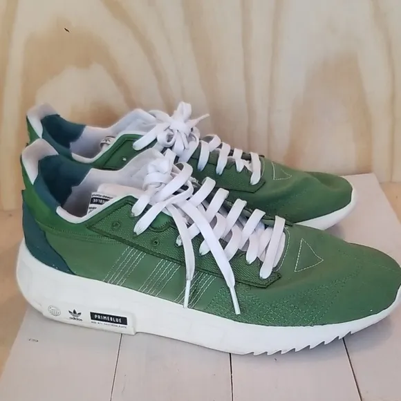 Adidas Men's Green Sneakers