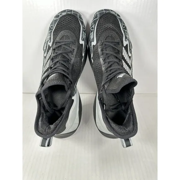 Adidas Mens Impact FLX Football Training Shoes Black Gray Size 12 GX8116 NEW