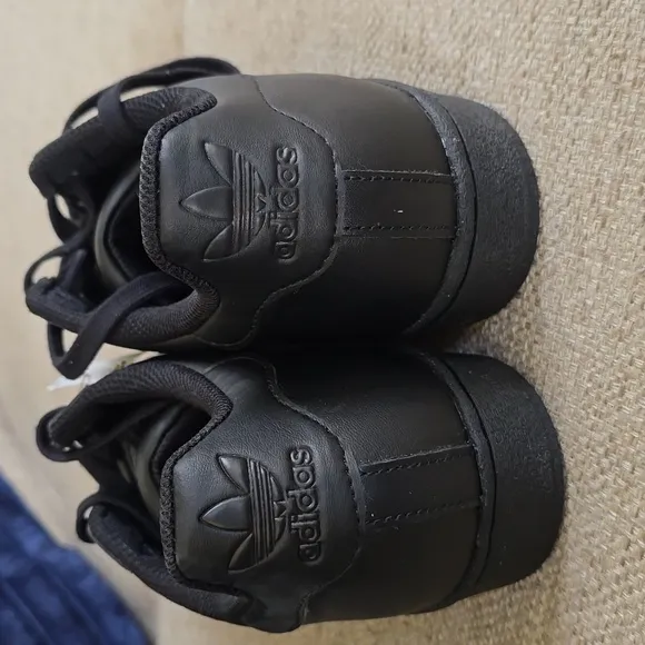 Adidas Men's Superstars- Black On Black