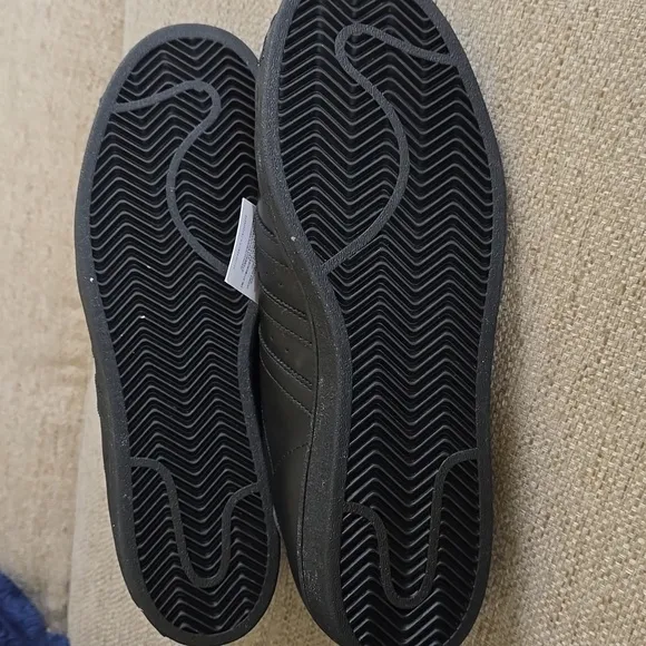 Adidas Men's Superstars- Black On Black