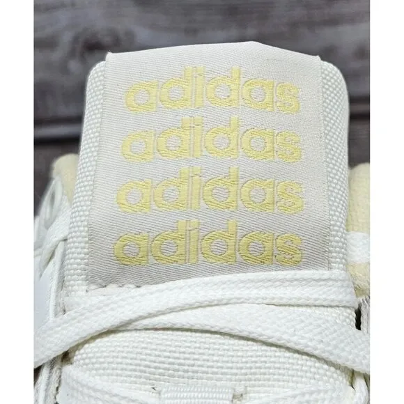 Adidas Midcity Core White Easy Yellow Women's Shoes Size 8.5