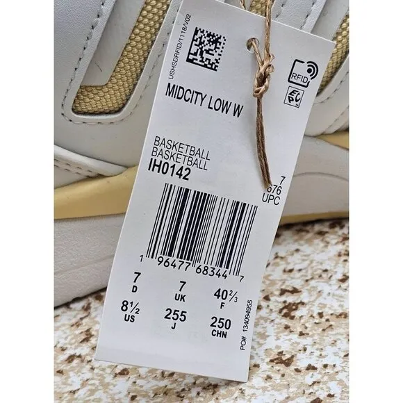 Adidas Midcity Core White Easy Yellow Women's Shoes Size 8.5