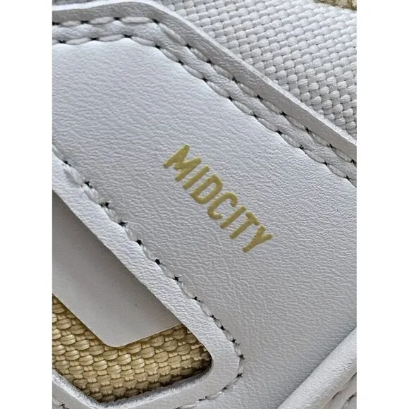Adidas Midcity Core White Easy Yellow Women's Shoes Size 8.5