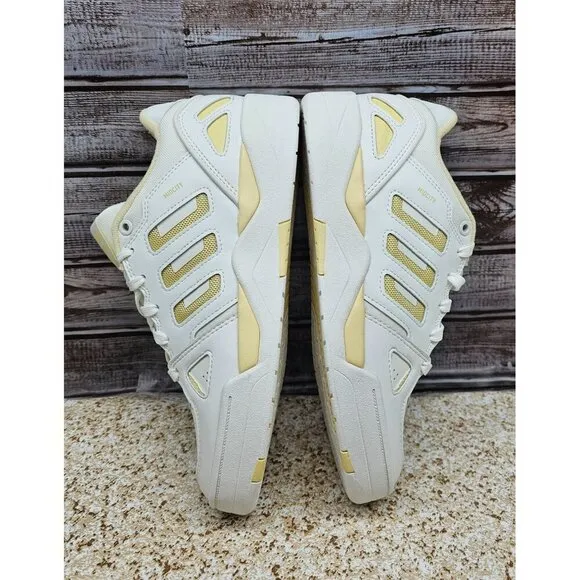 Adidas Midcity Core White Easy Yellow Women's Shoes Size 8.5