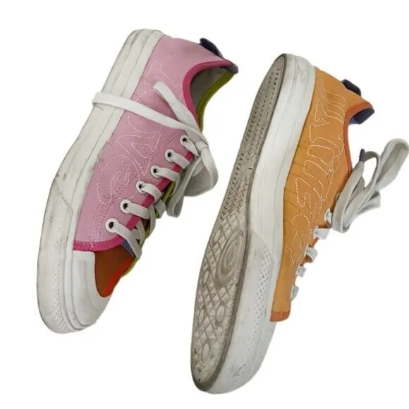 ADIDAS Nizza Rainbow Pride Mens Sneakers Love Unites Embroidered Size 10