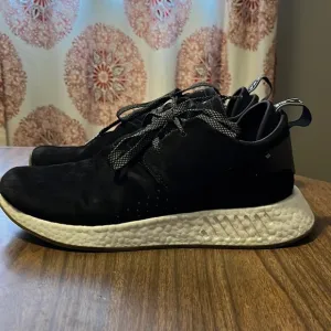 Adidas NMD Boost Size 10 Black Tennis Shoes Sneakers