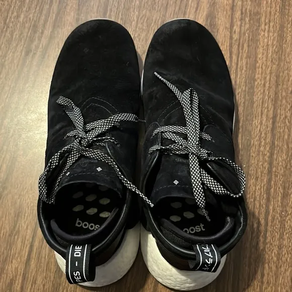 Adidas NMD Boost Size 10 Black Tennis Shoes Sneakers