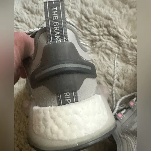 adidas NMD_V3 - Kids' Sneakers, Grey, Size 5.5, White, Grey
