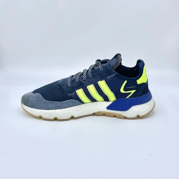Adidas Originals Nite Jogger C Navy Solar Yellow Gum EG2956 Sneaker Men’s 10.5