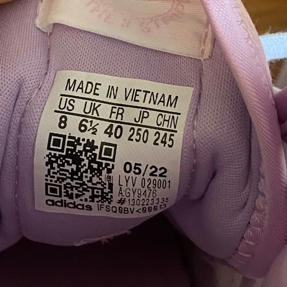 Adidas Originals Nizza Platform Lilac Pink and Yellow Watercolor Sneaker Shoes