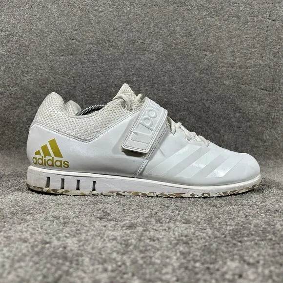 Adidas Powerlift 3.1 Weightlifting Cross Training Shoes AC7467 White Mens Sz 12